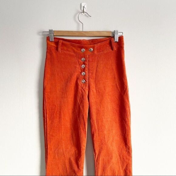 Line By K Mona corduroy orange pants - Picture 3 of 11